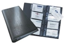 Durable Visitenkartenringbuch VISIFIX© CENTIUM, fr 200 Karten, 90 x 57 mm, schwarz