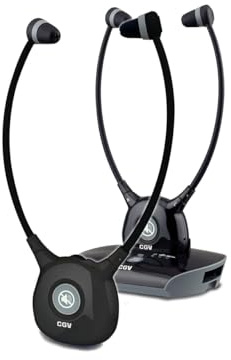 CGV Hel Dolfin Duo Casque TV Stéthoscopique Noir