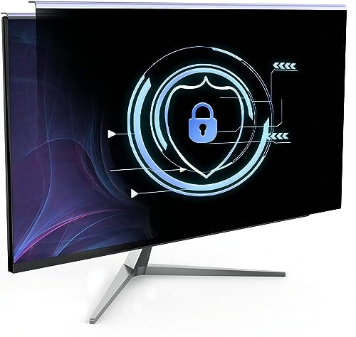 DEJIMAX Filtro de Privacidad Colgante para Monitor de 24 Pulgadas (16:9) - Privacidad Avanzada, Anti-Luz Azul, Fácil Instalación, Reduce Reflejos y Fatiga Ocular, Compatible con Monitor Multimarca