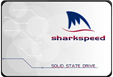 SSD 128GB 2.5/7mm SHARKSPEED Plus SATA III 6Gb/s 3D NAND Internal Solid State Drive for Desktop Laptops Read speed up to 550MB/s (128GB, 2.5)