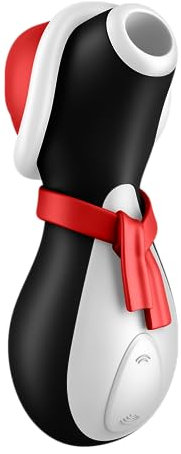 Satisfyer Penguin Holiday Edition | Air Pulse Technology | 11 verschiedene Intensitäten | Wiederaufladbarer Akku | Wasserdicht (IPX7) | Sex-Spielzeug Vibrator aus hautfreundlichem Silikon