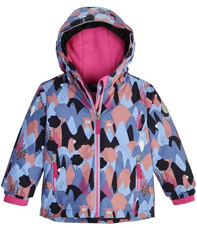 first instinct by killtec Kinder Skijacke/Funktionsjacke mit Kapuze und Schneefang FISW 29 MNS SKI JCKT, hellblau, 110, 42138-000