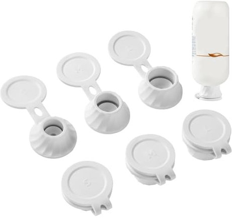 Impostare per lo svuotamento - di chiusure di bottiglie, impostare con chiusure convertite per la rotazione delle bottiglie | Pezzo di connessione di trasferimento in 6 parti in 3 dimensioni, ottieni