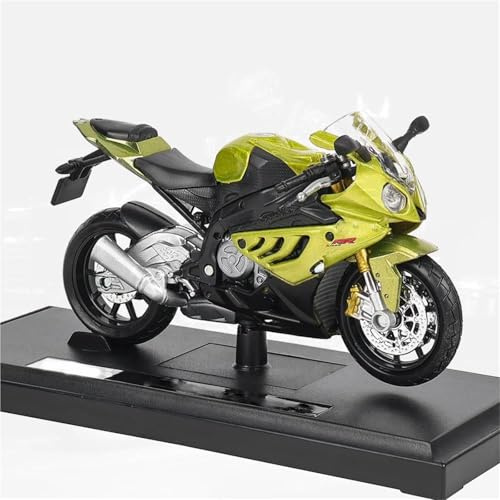 HFMXZHI Modèle réduit de Moto Modèle De Moto Miniature Collection 1/18 pour BMW S1000RR, Décorations Miniatures