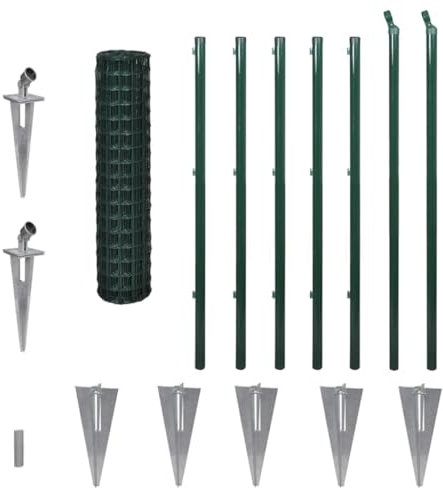Gitterzaun Zaun Zaunset Gartenzaun Zaunsatz Maschendraht Set Metallzaun 10 x 1,2m