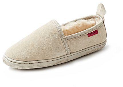 Zapatillas de casa de Piel de Oveja Java Slipper Talla 43 Color Beis