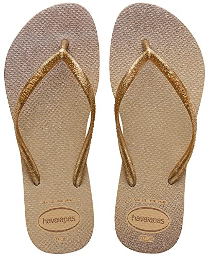 Havaianas - Slim Gloss, Stylish, Durable and Versatile Flip-Flops, with a Sprinkle of Glitter, Non-Slip Sole, Women
