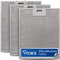 VIOKS SET 3x Dunstabzugshaube Filter Metall 310x250mm Ersatz für Metallfettfilter Bosch 00353110 & Dunstabzug Filter/Metallfilter für Dunstabzugshaube Bosch/Filter Abzugshaube Constructa