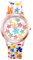 Avaner Uhren Damen Silikon Armband: Blumen Damenuhr Böhmische Silikonarmbanduhr mit Arabischen Ziffern Analog Quarz Uhr als Geschenke für Frauen Mädchen