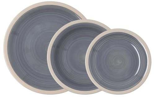 Quid Baltic Vajilla Cerámica Apto Microondas Guarde Los Platos En Un Lugar Seco Y Ventilado Apilable