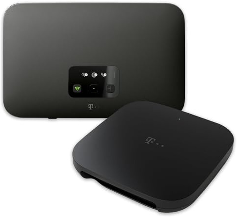 Telekom Speedport Smart 4 R2 Router & Glasfaser-Modem 2b im Set I Für superschnelles Gigabit WLAN mit bis 5.600 Mbit/s, Mesh-Technologie I Sicher, stabil, unkompliziert – Streaming, Gaming, Homeoffice