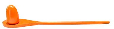 QUXVUIS Team Building Game Props For Kindergarten Outdoor Fun Focuses On Training Egg Body Intelligent Training Equipment Visual, Orange
