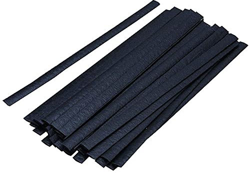 CENPEK 20 Pack Plastic Welding Rods for TPO TEO and PP Bumper Kayak Repairs, Flat Ribbon - Black