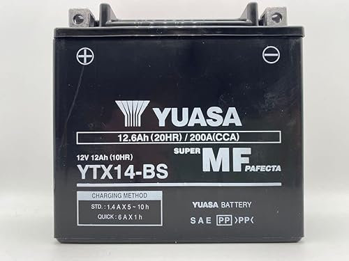 Yuasa Batterie YTX14-BS für Piaggio MP3 RL Sport 500 2011/2012