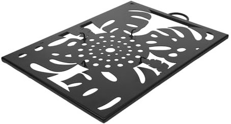 SUPVOX Fioriera Da Appendere Alla Parete in Metallo Artistica Con Foglie Di Corna Di Cervo Facile Da Installare Decorazione Salvaspazio Per La Casa