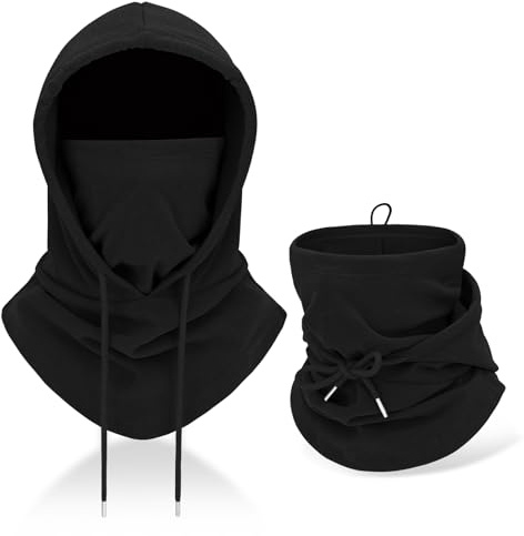 AYPOW Pasamontañas Máscara de Esquí Térmica Cortavientos Balaclava Invierno Máscara De Esquí Gorro Cálido Forro Polar para Mujeres Hombres Deportes Aire Libre Motocicleta Snowboard Ciclismo
