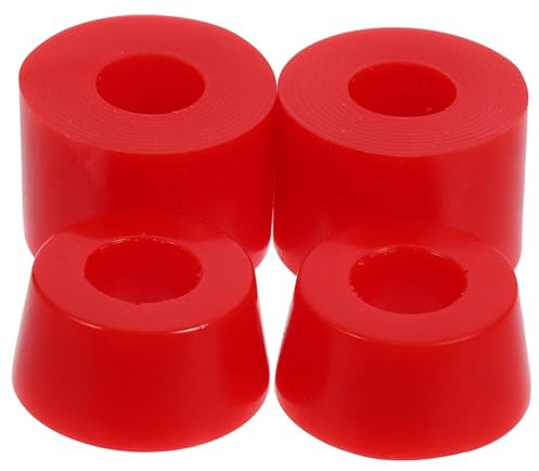 UKCOCO 4 pièces Skateboard Shockproof Cushions PU Pivot Cups Skateboard Bushings Damping Gaskets for Four-Wheel Boards Set Large Small
