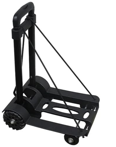Folding Hand Truck - Portable Sack Barrow Cart, Lightweight Trolley for Moving Luggage & Shopping, Compact and Durable for Travel & Home