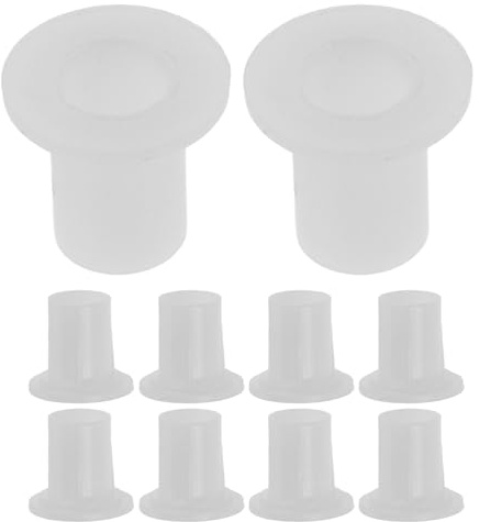 Veemoon Espaciadores de Eje para Patines Línea 40 Piezas Plástico Blanco Accesorios para Rodamientos Uso Prolongado y Montaje Sencillo