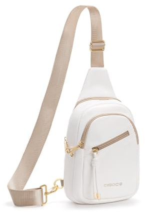 OSOCE Crossbody Bag for Women, RFID Blocking Anti-theft Shoulder Bag | Water-Resistant, RFID Blocking Pocket, Large Capacity, PU Leather, Reversible Adjustable Strap, Headphone Hole, Lightweight