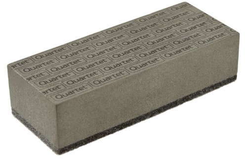 Quartet Dry-Erase and Chalk Board Foam Eraser, 2 Inch x 5 Inch x 1.25 Inch (15031)