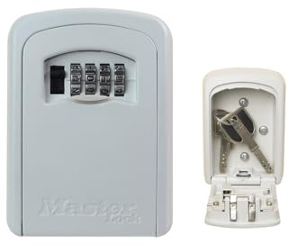 Master Lock Weiß Schlüsseltresor, Wandhalterung, Aussen, 11.9 x 8.5 x 3.6 cm, Schlüsselsafe