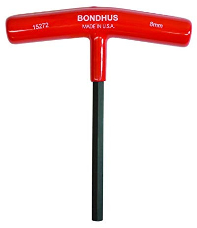 Bondhus 15272 hexagonale Embout en T avec finition Proguard, 8 mm