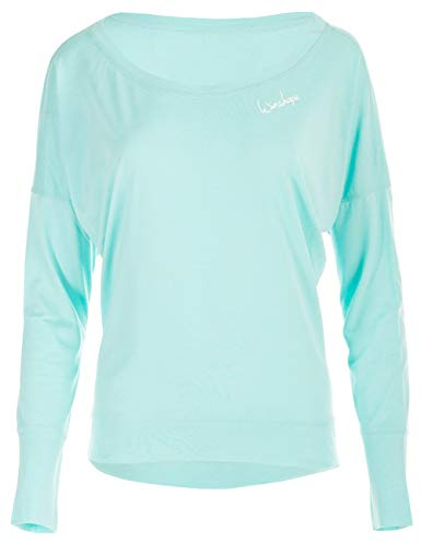 WINSHAPE Mujer Ultra Leichtes Modal-Manga Larga Mcs002 Dance Style Fitness Freizeit Sport Yoga Entrenamiento Manga Larga