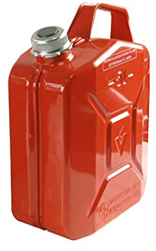 Jerrican 5L – Jerrican Metal – Chiusura a vite – Trattamento interno antiruggine – Standard di trasporto di materiali pericolosi