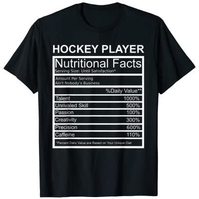 Hockeybekleidung, Geschenk für Hockeyliebhaber, Hockeyspieler T-Shirt