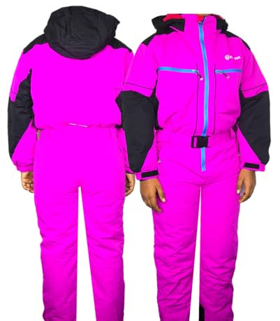 Moderei Auswahl an Schneeanzug | Schneeoverall Skianzug | Skioverall Snowboard Unisex | Jungen | Mädchen | Herren | Damen Schneeanzug Gr.134-164 (140/146, lila)