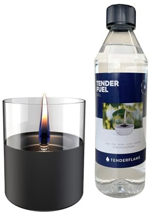 lilly 10 black sicheres tischfeuer tenderflame gift set Ø 10 x 11,5cm