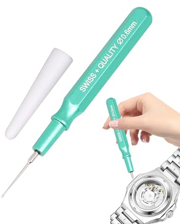 Observe el engrasador,Lápiz de de precisión,Aguja de profesional para relojes | Lubricante profesional de relojes, herramienta de reparación de relojes portátil para relojeros
