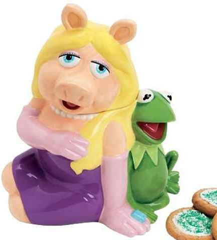 Disney Muppets Kermit & Miss Piggy Cookie Jar