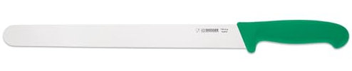 Giesser seit 1776 - Made in Germany - Schinkenmesser grün, Basic Green, Klinge 31 cm, rutschfest, Aufschnittmesser spülmaschinenfest, rostfrei