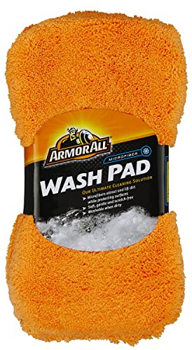 Car Wash Pad by Armor All, Microfiber Car Wash Supplies for Cars, Trucks and Motorcycles