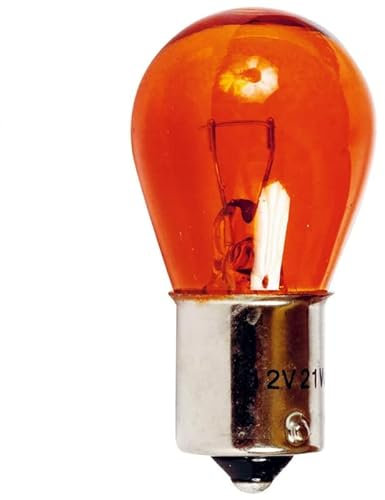 Bombilla intermitente naranja PY21W, lámpara monofil ámbar, 12 V