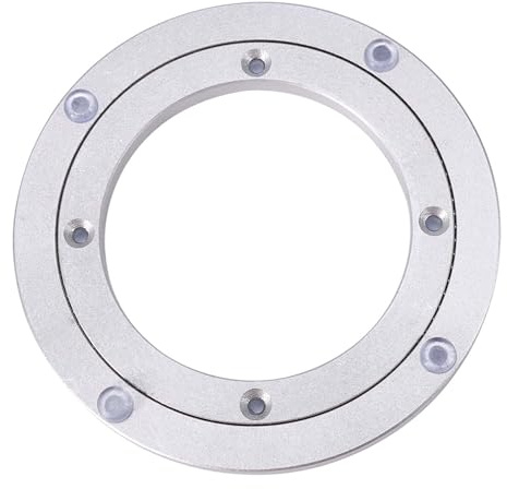 Slätt Svängbar Skivspelare i Aluminiumlegering 6 Tum för Kalejdoskop Möbelskridskor och Inredning