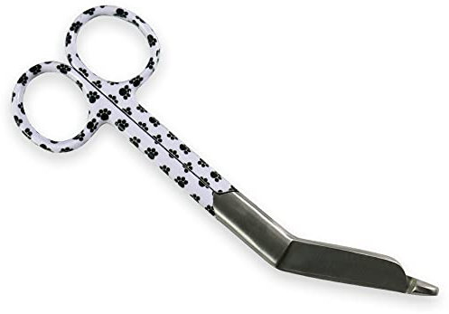 GIMA - Ciseaux d'infirmière en acier inoxydable 14 cm Motif traces 20509