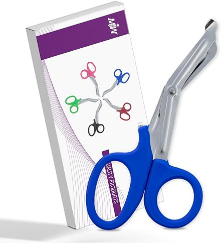 Paramedico Veterinario Emt Trauma Shear Infermiera Scissor Utility Benda forbici Fire Rescue First Aid Forbici CE Forbici da cucina per uso domestico -blu 7,5