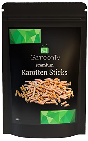 Bâtonnets de carottes pour crevettes et crabes - Nourriture pour invertébrés - Fabriqué en Allemagne - Bâtonnets de carottes de qualité supérieure