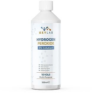 OxyLAB Hydrogen Peroxide 3% Solution 500ml - Multi-Purpose Cleaner & Stain Remover