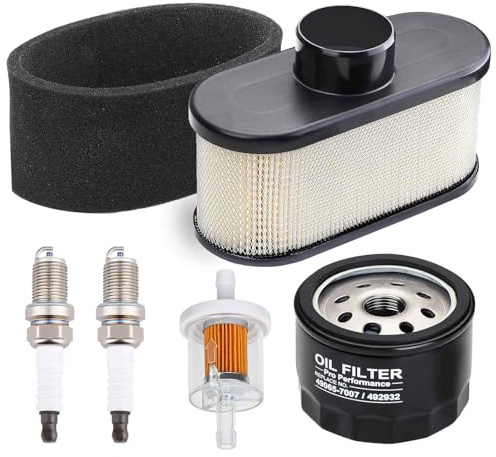 FR691V Tune Up Kit for Kawasaki FR651V FR730V FS481V FS541V FS600V FS651V FS691V FS730V Engine Lawn Mower, Replace FR691V Oil Filter 49065-7007 Air Filter 11013-0752