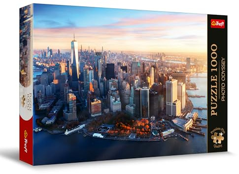 Trefl Premium Plus Quality - Puzzle Photo Odyssey: Manhattan, New York - 1000 Elemente, Einzigartige Fotoserie, Ideale Anpassung der Teile, für Erwachsene und Kinder ab 12 Jahren