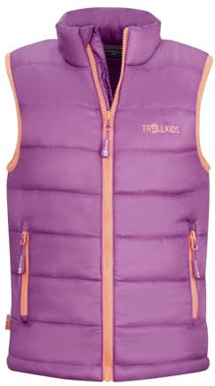 Trollkids Kids Trondheim Vest 164, mallow pink