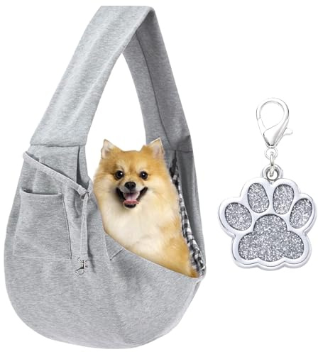TYXHXTF Bandolera para Perro, Bolso de Hombro, Bolsa de Viaje para Mascotas, Hombro para Perros Gatos, Bolsa de Transporte para Perro, para Pequeño y Medianos, Perro Pequeño
