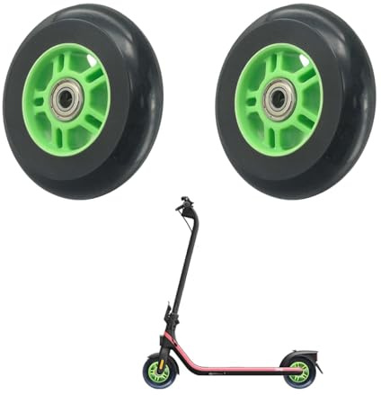 2 pièces roue de secours du scooter,Roues De Rechange pour Scooter,Roues De Rechange pour Trottinette,Scooter Replacement Wheels,Avec roulement, pour roulettes de scooters,fauteuils roulants,chariots.
