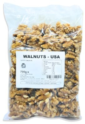 PREMIUM UNSALTED WHOLE WALNUTS 700G - All-Natural, Gluten Free & Nutritious Walnuts for Baking, Salads, Smoothies & Healthy Plant-Based Snacks | Rich in Omega & Plant Protein