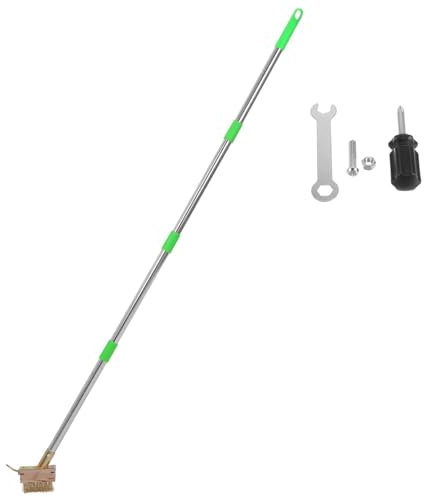 Veemoon Spazzola Per Diserbo Manico Lungo Strumento Per Pulizia Di Fessure in Pietra e Mattoni Attrezzo Per Giardino Per Rimozione Di Muschio e Erbacce Kit Di Pulizia Per Marciapiedi e