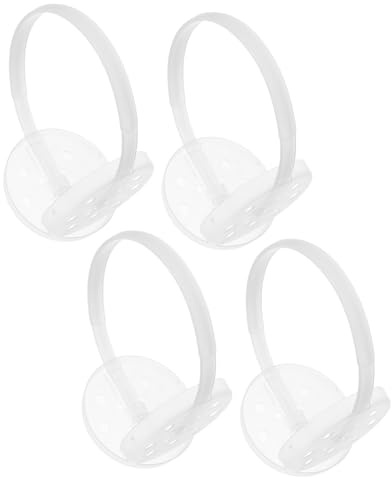 VALICLUD 4pièces Support De Cache-oreilles Cadre Plastique Kit De Construction Support Transparent Interchangeable Pour Bricolage Intérieur